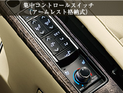 集中コントロールスイッチ（アームレスト格納式）