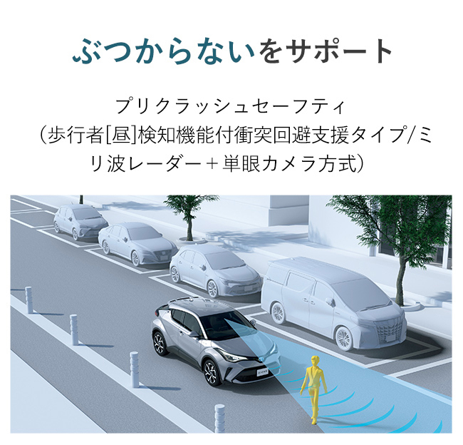 ぶつからないをサポート