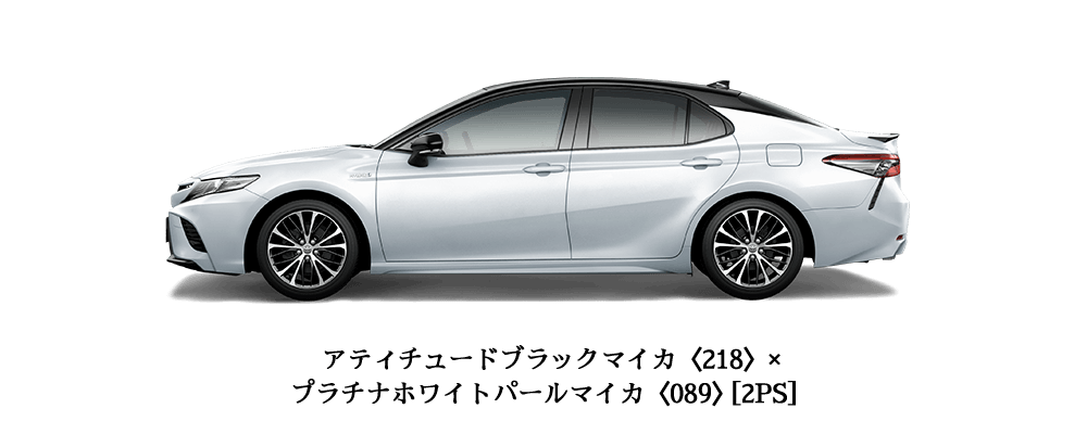 アティチュードブラックマイカ〈218〉× プラチナホワイトパールマイカ〈089〉［2PS］