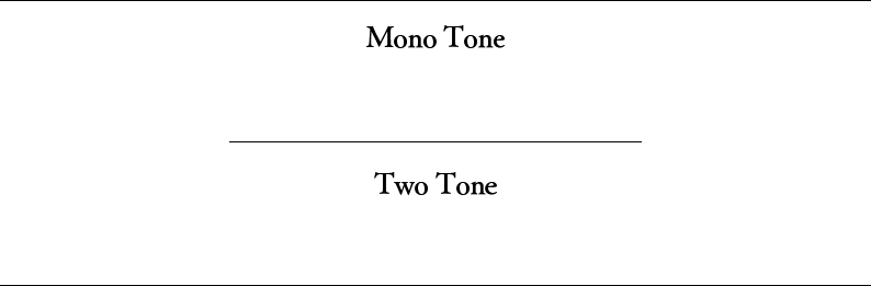 MonoTone TwoTone