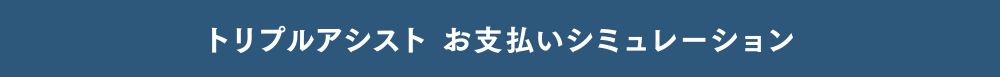 トリプルアシスト　お支払いシミュレーション